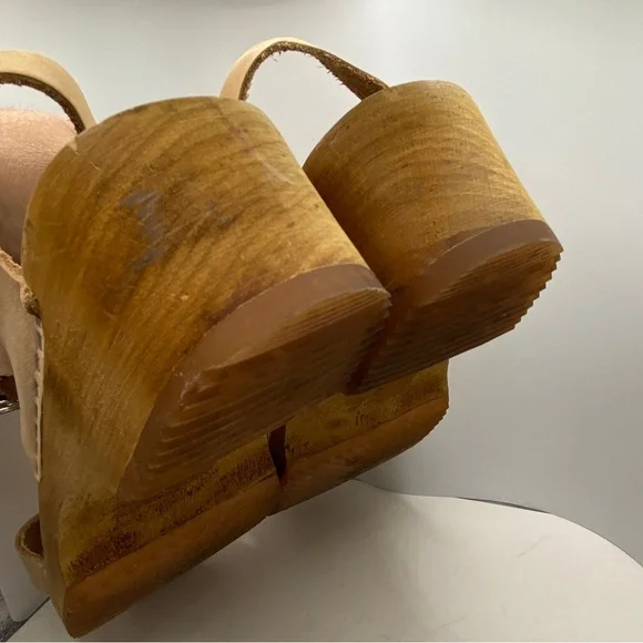 Swedish Leather Clog Sandals - Picture 6 of 6